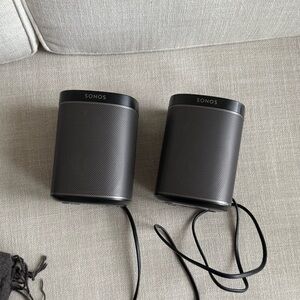 Sonos Dual Black Portable Speakers